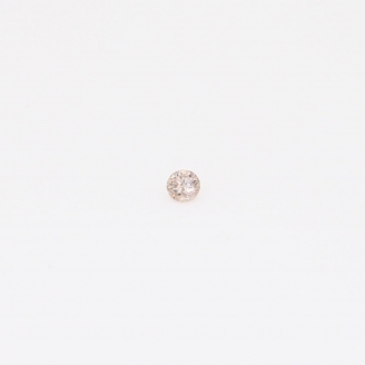 0.015 round-cut intense pink champagne diamond