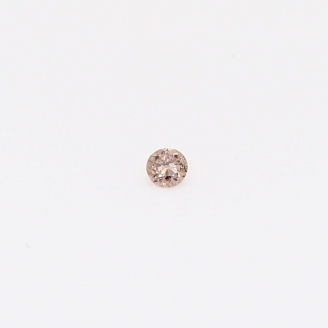 0.025 Carat round-cut Argyle intense pink champagne diamond