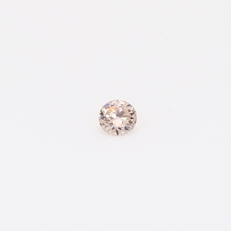 0.05 Carat round-cut Argyle intense pink champagne diamond