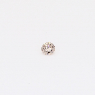 0.06 Carat round-cut Argyle intense pink champagne diamond