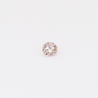 0.07 Carat round-cut Argyle intense pink champagne diamond