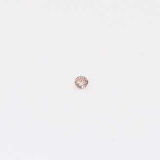 0.01 Carat round-cut Argyle intense pink champagne diamond