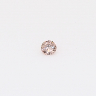 0.11 Carat round-cut Argyle champagne diamond