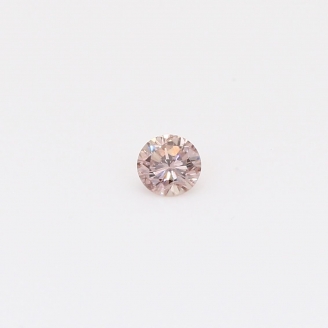 0.11 Carat round-cut Argyle champagne diamond