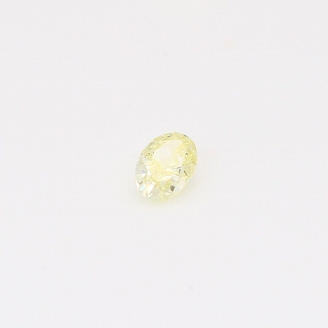 0.22 Carat oval-cut fancy intense yellow diamond