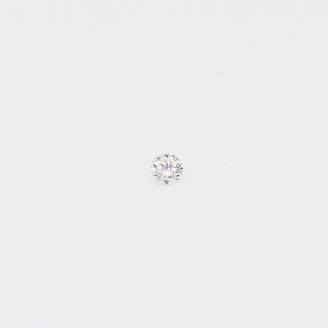 0.02 Carat round-cut G/H white diamond