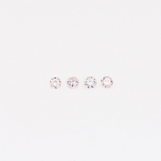0.04 Total carat parcel of round-cut FLP Argyle pink diamonds