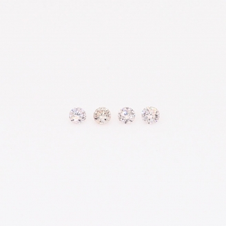 0.04 Total carat parcel of round-cut FLP Argyle pink diamonds