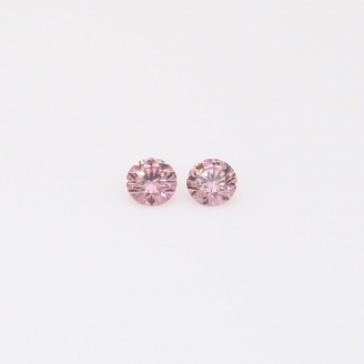 0.08 Total carat pair of FIP Argyle pink diamonds