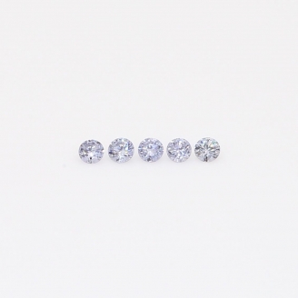 0.05 Total carat parcel of round-cut BL2 Argyle blue diamonds