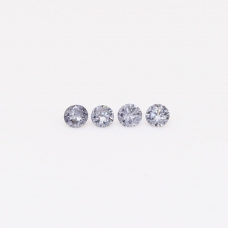 0.08 Total carat parcel of round-cut BL2 Argyle blue diamonds