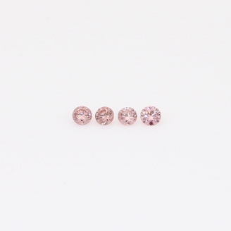 0.04 Total carat parcel of round-cut 3PR Argyle pink diamonds