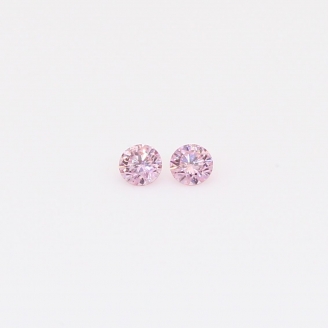 0.08 Total carat pair of FPP Argyle pink diamonds