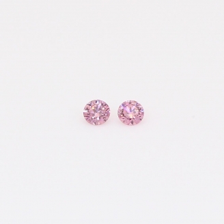 0.06 Total carat pair of FIPP Argyle pink diamonds