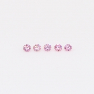 0.05 Total carat parcel of round-cut FIPP Argyle pink diamonds