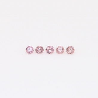 0.05 Total carat parcel of round-cut FIPP Argyle pink diamonds