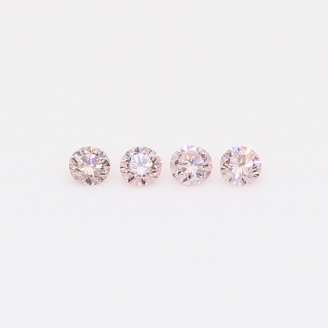 0.14 Total carat parcel of round-cut FP Argyle pink diamonds