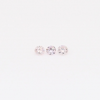 0.06 Total carat trio of FLP Argyle pink diamonds