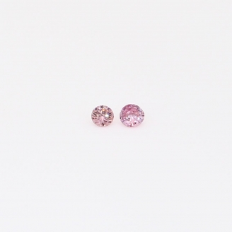 0.04 Total carat pair of FIPP Argyle pink diamonds