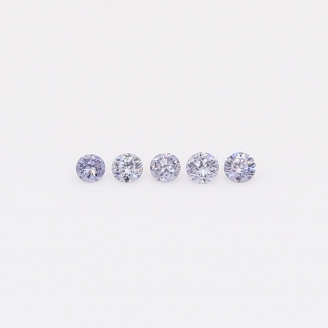 0.075 Total carat parcel of round-cut BL2 Argyle blue diamonds