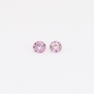 0.08 Total carat pair of FPP Argyle pink diamonds