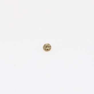 0.01 Carat round-cut champagne diamond