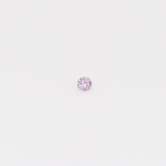 0.015 Carat round-cut fancy purple diamond