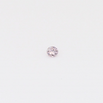 0.025 Carat round-cut fancy purple diamond