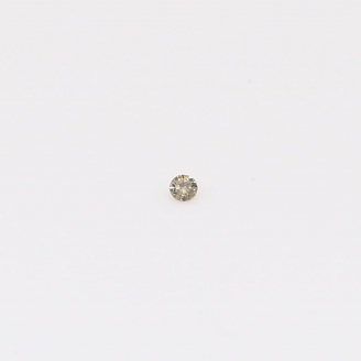 0.007 Carat round-cut champagne diamond