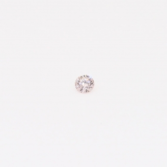 0.029 carat round-cut FLP Argyle pink diamond