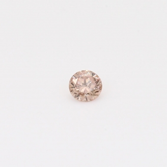 0.13 Carat round-cut Argyle champagne diamond