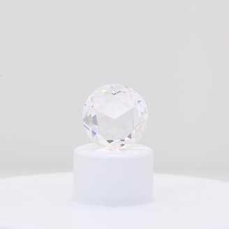 0.23 Carat rose-cut round white diamond