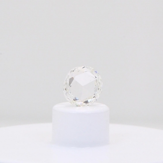0.28 Carat rose-cut round white diamond