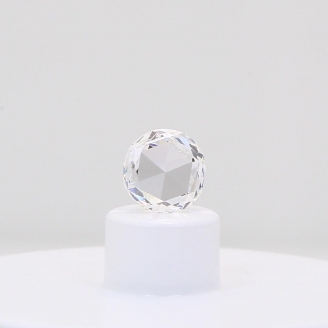 0.30 Carat rose-cut round white diamond