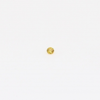 0.01 Carat round-cut fancy orange diamond