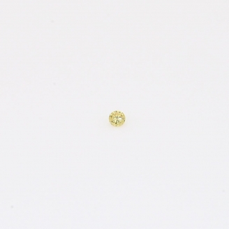 0.005 Carat round-cut fancy light green diamond