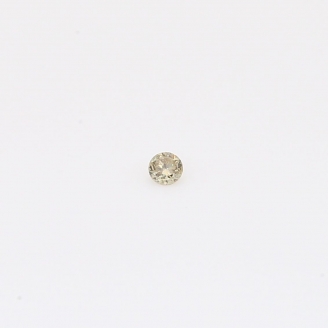 0.02 Carat round cut fancy light green diamond