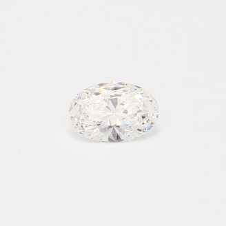 0.39 Carat oval cut white diamond