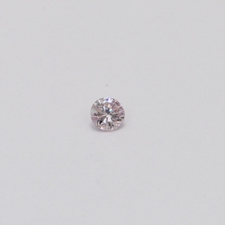0.075 Carat round cut FPP Argyle pink diamond