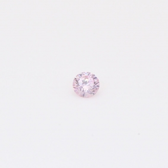 0.07 Carat round-cut FPP Argyle pink diamond
