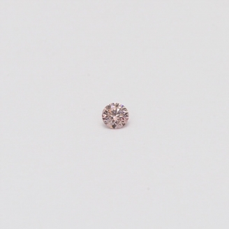 0.03 Carat round cut FIPP Argyle pink diamond