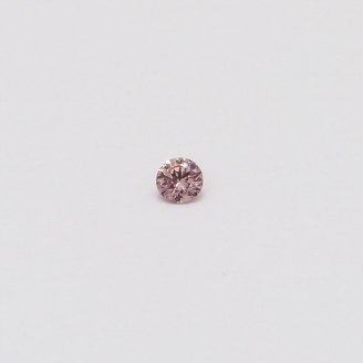 0.04 Carat round cut FIPP Argyle pink diamond