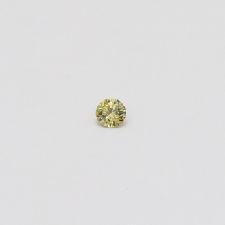 0.05 Carat round cut green diamond