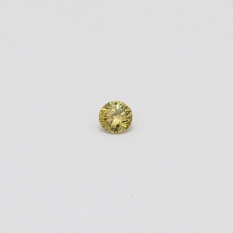 0.06 Carat round cut green diamond