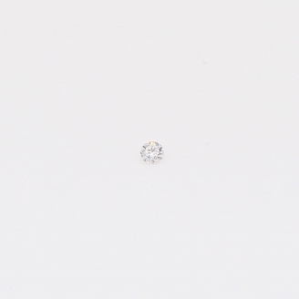 0.01 Carat round-cut FGH white diamond