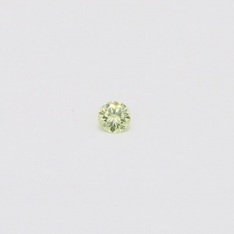 0.05 Carat Round Cut Fancy Green Diamond