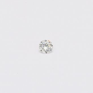 0.07 Carat round cut white diamond
