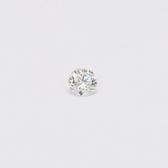 0.10 Carat round cut white diamond