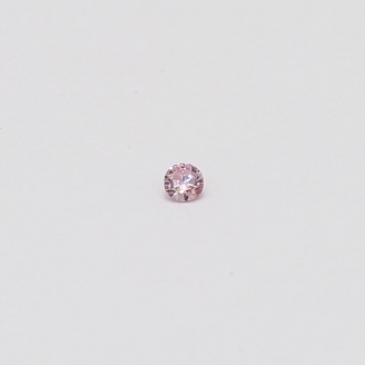 0.03 Carat round cut FPP Argyle pink diamond
