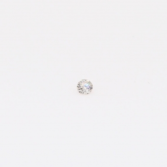 0.015 Carat round-cut champagne diamond
